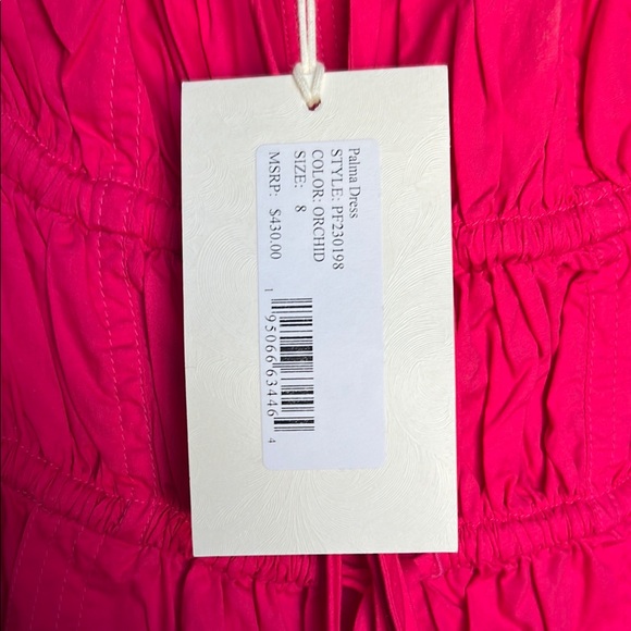 Ulla Johnson Pink Backless Tie Front Maxi Dress - Picture 2 of 4